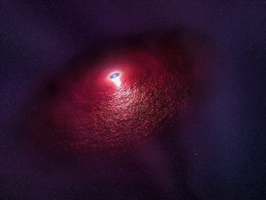 Aralarında Sabancı Üniversitesi bilim insanlarından Ünal Ertan ve Şirin Çalışkan’ın yer aldığı bir araştırma ekibinin gerçekleştirdiği çalışma ile ilk kez bir nötron yıldızı çevresinde malzeme diski olabileceği üzerinde duruluyor. (NASA, ESA, and N. Tr’Ehnl (Pennsylvania State University))