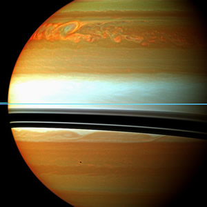 Cassini-Amatör Gökbilimci İşbirliğiyle Satürn Fırtınası