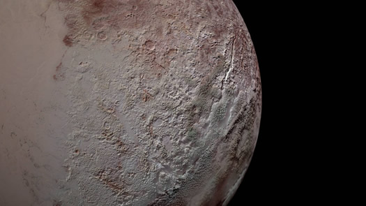 Pluto’da Sivri Buz Oluşumları