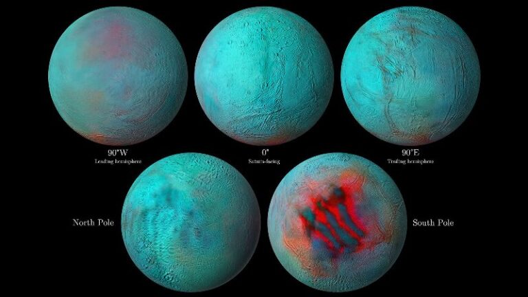 Enceladus’a Kırmızıöte Bakış